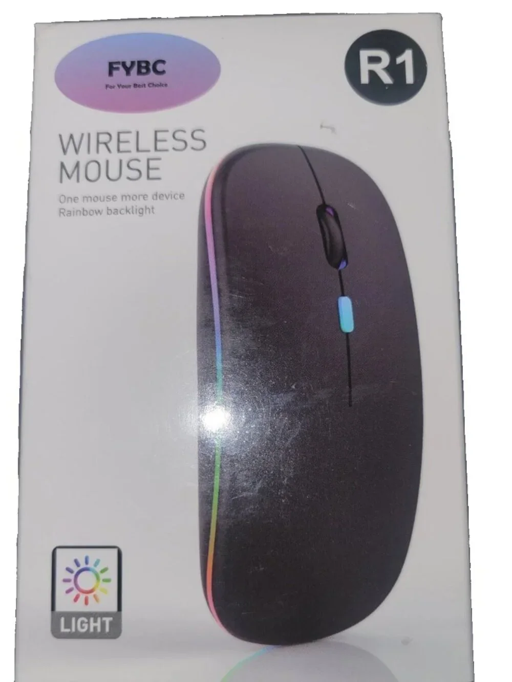 FYBC Bluetooth LED Wireless Mouse for MacBook Air iPad